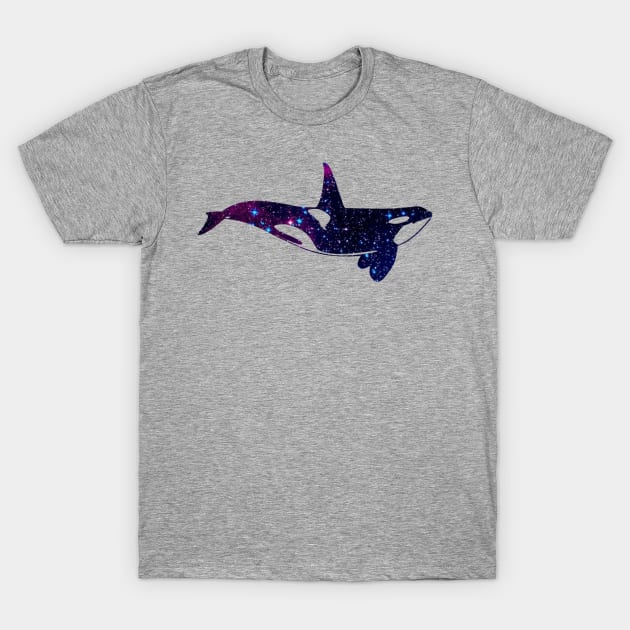 Killer Whale - Stars T-Shirt by  The best hard hat stickers 